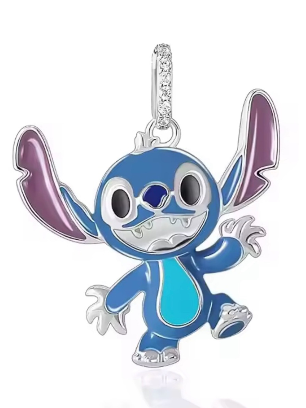 NWOT Disney Stitch Dangle Charm Sterling Silver 925